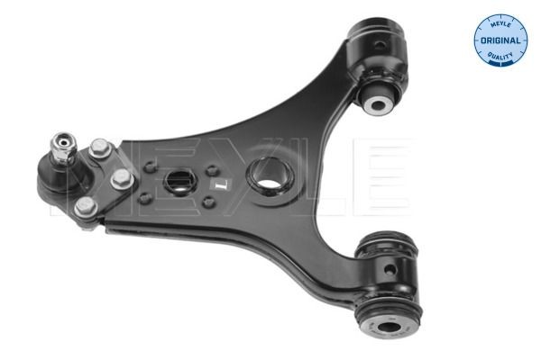 MEYLE 016 050 0041 Suspension arm ORIGINAL Quality, with ball joint, with rubber mount, Lower, Front Axle Left, Control Arm, Sheet Steel