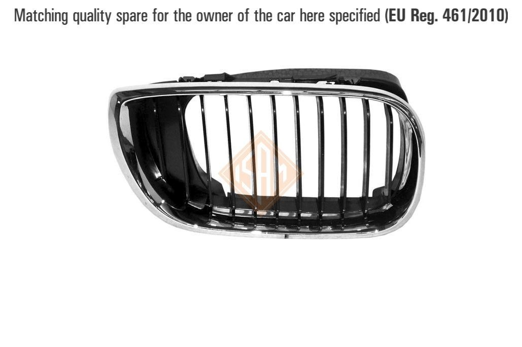 Grille assembly ISAMSpA Right Front, chrome/black, chrome - 1101511
