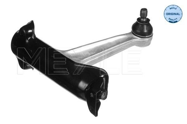 MEYLE 016 050 6336 Suspension arm ORIGINAL Quality, with rubber mount, Upper, Front Axle Left, Control Arm, Aluminium
