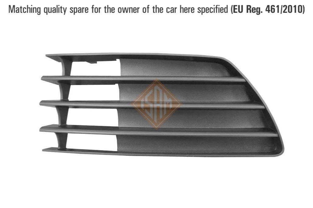 Bumper mesh ISAMSpA Fitting Position: Left Front, Vehicle Equipment: for vehicles without front fog light - 2314717