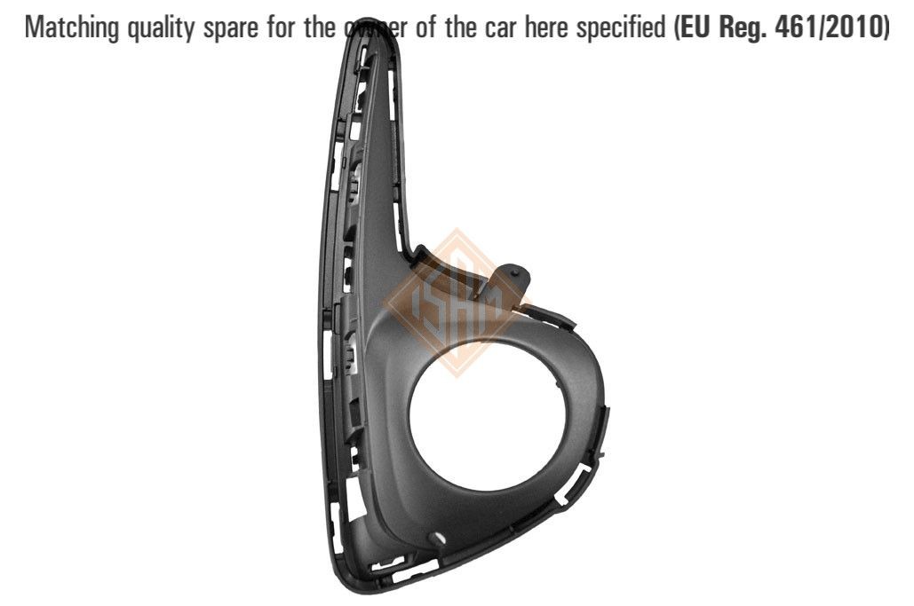 Grille ISAMSpA with hole(s) for fog lights, with holes for trim/protective strip, Fitting Position: Right Front - 2321718
