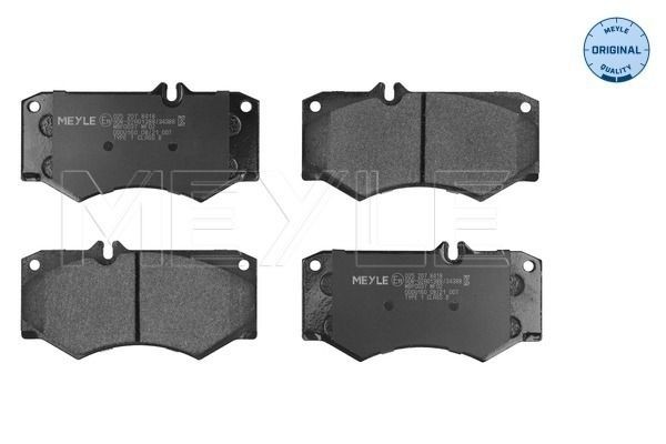 20784 MEYLE ORIGINAL Quality, Front Axle, prepared for wear indicator, with anti-squeak plate Height: 75,1mm, Width: 148,9mm, Thickness: 18mm Brake pads 025 207 8418 buy