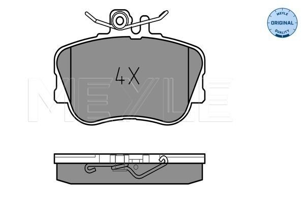 MEYLE Brake pad kit 025 214 3920 suitable for MERCEDES-BENZ C-Class