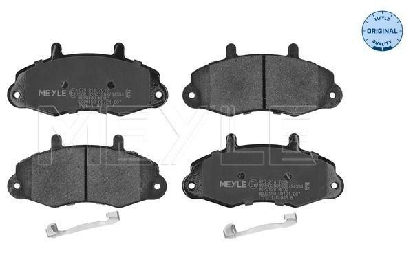 Ford TRANSIT Disk brake pads 2113221 MEYLE 025 214 7018 online buy