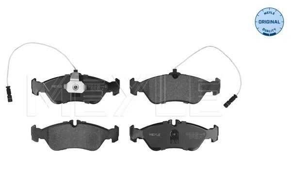 MEYLE 025 215 9218 Brake pad set ORIGINAL Quality, incl. wear warning contact, with anti-squeak plate