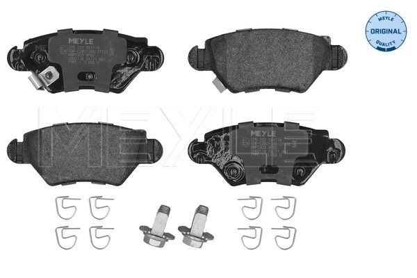 Opel ASTRA Disk brake pads 2113371 MEYLE 025 232 5817/W online buy