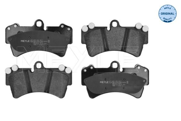 23693 MEYLE ORIGINAL Quality, Front Axle, prepared for wear indicator, with anti-squeak plate Height: 106,5mm, Width: 190,2mm, Thickness: 16,5mm Brake pads 025 236 9317 buy