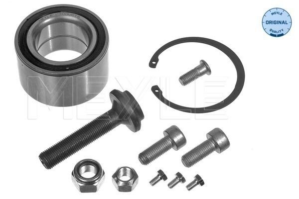 MEYLE 100 498 0219 Wheel bearing kit Front Axle, with attachment material, ORIGINAL Quality, 80 mm, Ball Bearing