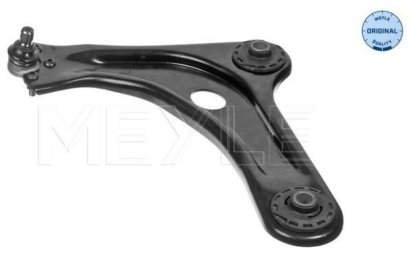 11-16 050 0019 MEYLE Control arm CITROËN ORIGINAL Quality, with rubber mount, with ball joint, Front Axle Left, Lower, Control Arm, Sheet Steel