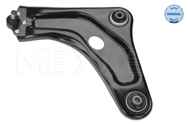 MEYLE 11-16 050 0053 Suspension arm ORIGINAL Quality, with rubber mount, with ball joint, Front Axle Left, Lower, Control Arm, Sheet Steel