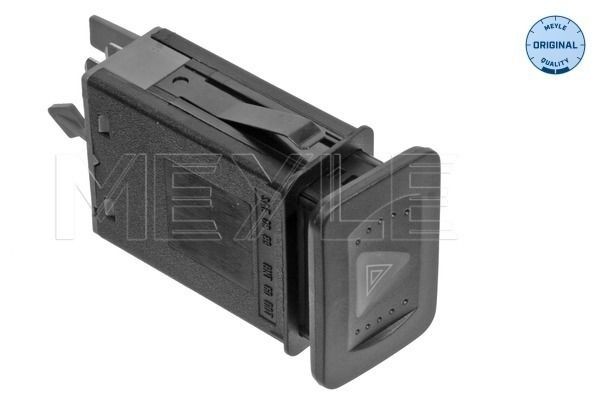 MEYLE 114 890 0005 Hazard Light Switch 7-pin connector, 12V, with integrated relay, ORIGINAL Quality