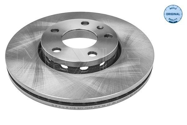 MBD0205 MEYLE Front Axle, 288x25mm, 5x112, Vented Ø: 288mm, Num. of holes: 5, Brake Disc Thickness: 25mm Brake rotor 115 521 1040 buy