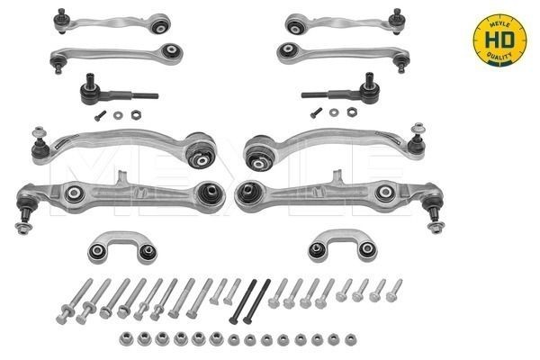 MEYLE 1160500083/HD Control arm Front Axle Left, Front Axle Right, with accessories, with suspension rod, Quality