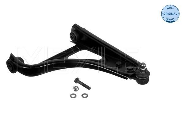 MEYLE 16-16 050 0005 Suspension arm ORIGINAL Quality, with rubber mount, with ball joint, Front Axle Right, Lower, Control Arm, Sheet Steel