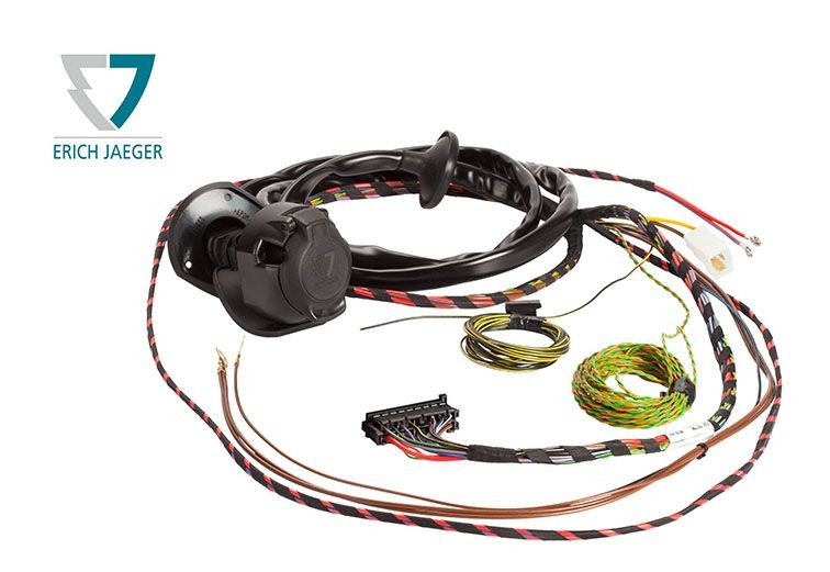 Ford FIESTA Trailer hitch wiring kit 21200346 ERICH JAEGER 748326 online buy