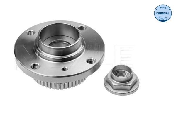MEYLE 300 312 1102/S Wheel Hub 4x100, with integrated wheel bearing, with ABS sensor ring, with attachment material, Front Axle, ORIGINAL Quality