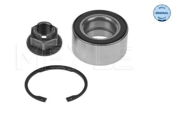 514 650 0004 MEYLE Wheel bearings VOLVO Front Axle, with attachment material, ORIGINAL Quality, 75 mm, Ball Bearing