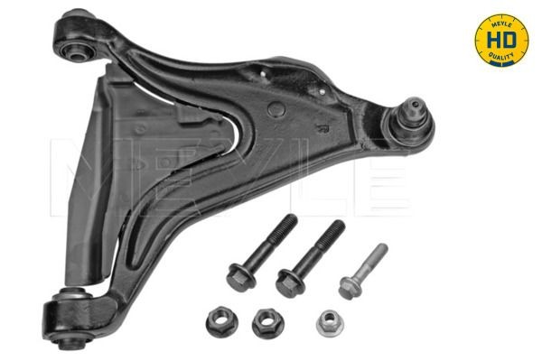 516 050 0016/HD MEYLE Control arm VOLVO Quality, with accessories, with rubber mount, Lower, Front Axle Right, Control Arm, Steel
