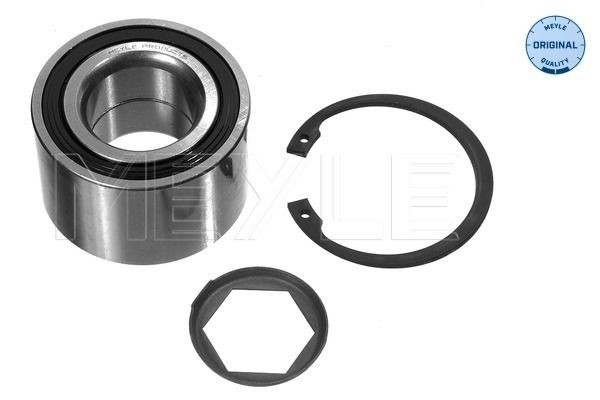 MEYLE 614 160 4292 Wheel bearing kit Rear Axle, with accessories, ORIGINAL Quality, 74 mm, Ball Bearing
