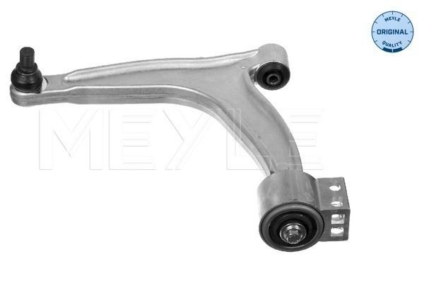 616 050 0001 MEYLE Control arm FIAT ORIGINAL Quality, with rubber mount, Lower, Front Axle Left, Control Arm, Aluminium
