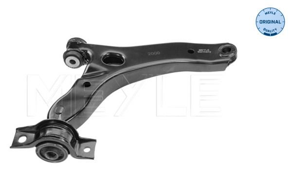 MEYLE 716 050 0029 Suspension arm ORIGINAL Quality, with rubber mount, Lower, Front Axle Right, Control Arm, Sheet Steel