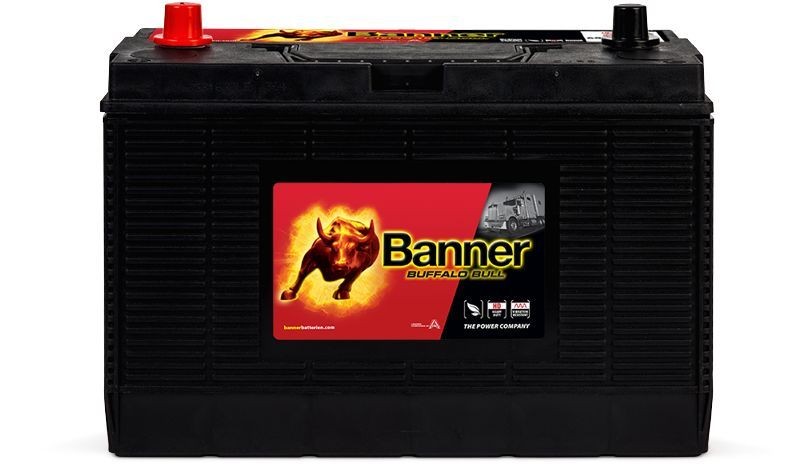 Auxiliary battery BannerPool 12V 105Ah 1000A B00 with central degassing, Maintenance free, Leak-proof, with handle - 010605020101