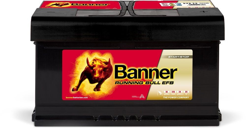 Original 012575120101 BannerPool Starter battery VOLVO