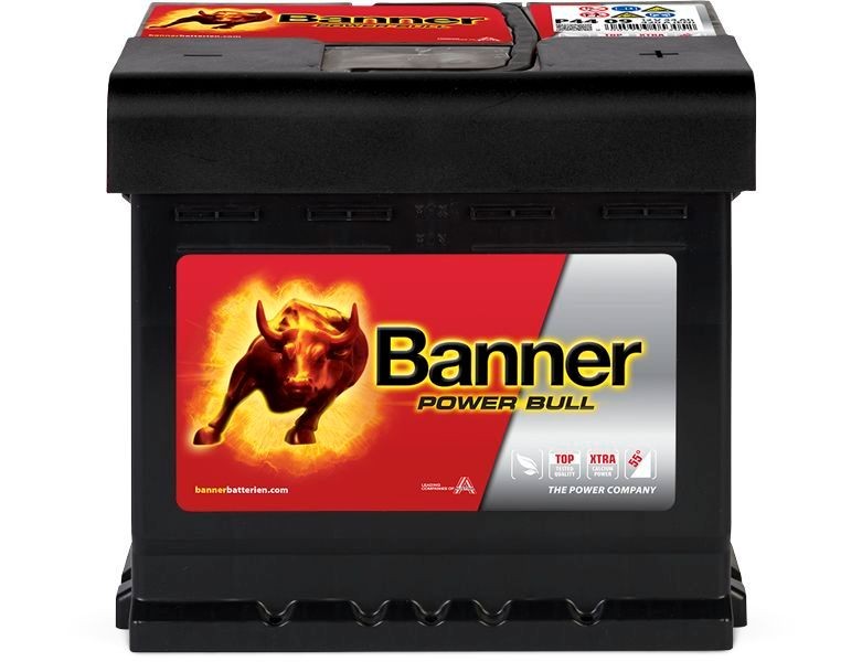 013544090101 BannerPool Car battery BMW 12V 44Ah 420A B13 with central degassing, Maintenance free, Leak-proof, with handle