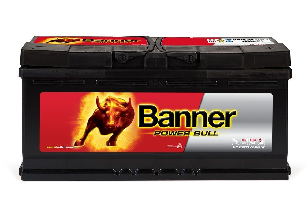013600400101 BannerPool Car battery KIA 12V 100Ah 820A B13 with central degassing, Maintenance free, Leak-proof, with handle