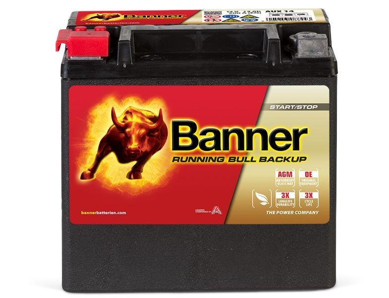 BannerPool 025514000101 Battery 12V 12Ah 200A B00 Maintenance free, Leak-proof