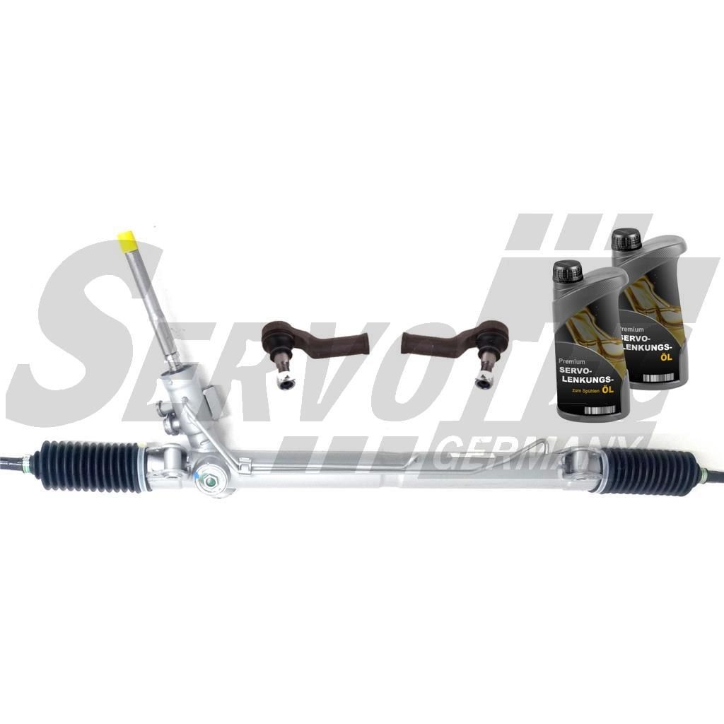 Servotec STSR865LXMAKIT Steering rack Hydraulic, for vehicles without servotronic steering, for left-hand drive vehicles, with oil, with tie rod, with tie rod end, 1340 mm