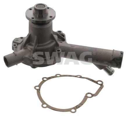SWAG 10 15 0064 Water pump Cast Aluminium, with seal, Plastic