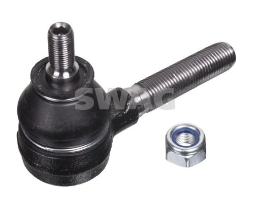 SWAG 10 71 0005 Track rod end Front Axle Right, with self-locking nut