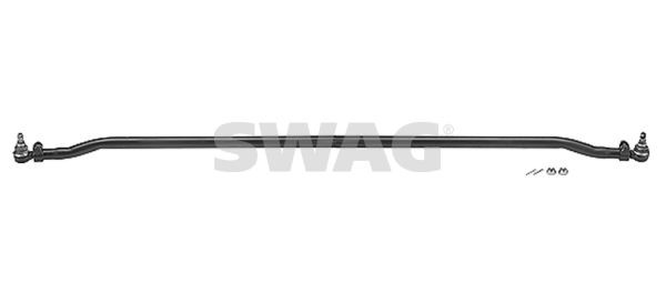 SWAG 10 72 0057 Rod Assembly Front Axle, with crown nut