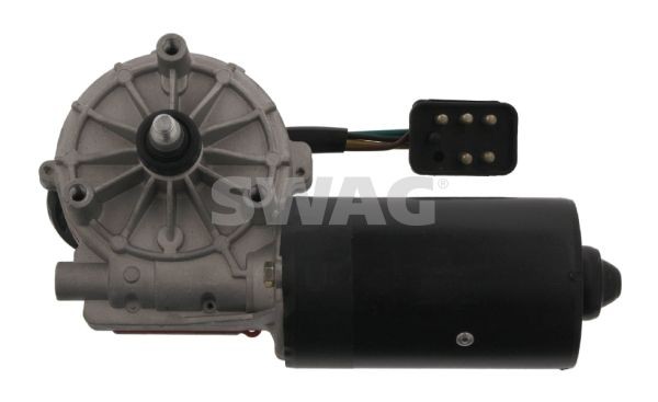 SWAG 10 91 9848 Wiper motor 12V, Front, 40W, for left-hand drive vehicles, with cable