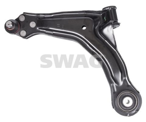 SWAG 10 92 2917 Suspension arm with bearing(s), Front Axle Left, Control Arm, Sheet Steel
