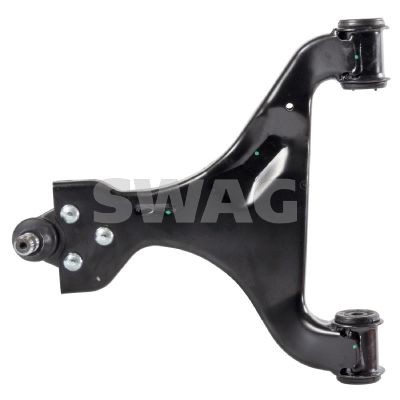 SWAG 10 92 4532 Suspension arm with bearing(s), Front Axle Left, Control Arm, Sheet Steel