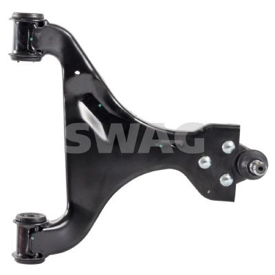 SWAG 10 92 4533 Suspension arm with bearing(s), Front Axle Right, Control Arm, Sheet Steel