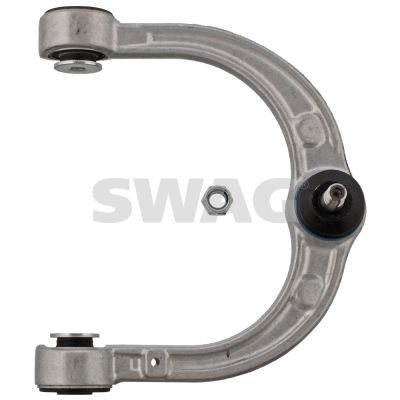 SWAG 10 92 8369 Suspension arm with bearing(s), Front Axle Right, Upper, Control Arm, Aluminium