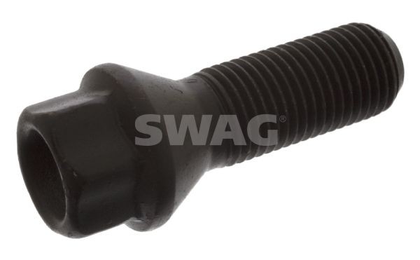 SWAG 20 91 8538 Wheel Bolt M14 x 1,5, Conical Seat F, 28 mm, 10.9, for light alloy rims, SW17, Phosphatized, Steel, Male Hex