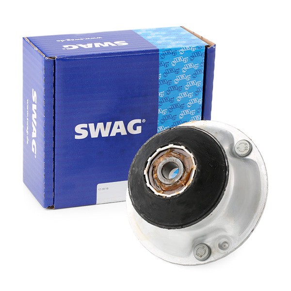 SWAG 20 92 2108 Top strut mount Front Axle, with ball bearing, Elastomer