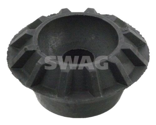 30 54 0027 SWAG Strut mount SEAT Rear Axle, Upper, without ball bearing, Elastomer