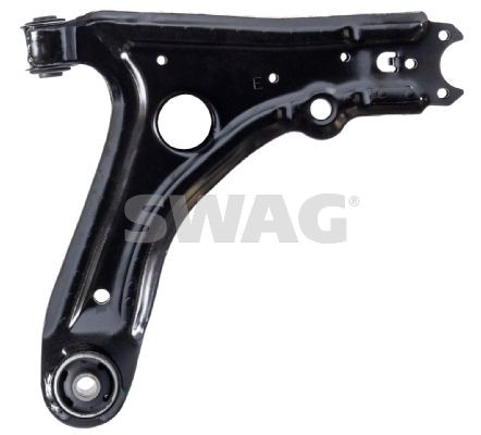 SWAG 30 73 0013 Suspension arm with bearing(s), Front Axle Left, Lower, Front Axle Right, Control Arm, Sheet Steel