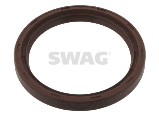 SWAG 30 90 1090 Crankshaft seal transmission sided, FPM (fluoride rubber)