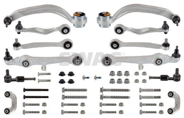 30 92 1502 SWAG Suspension upgrade kit FIAT Front Axle, with coupling rod