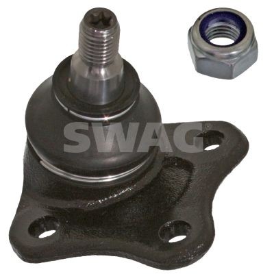 SWAG 32 78 0019 Ball Joint Front Axle Right, Lower, with self-locking nut, 15mm, for control arm