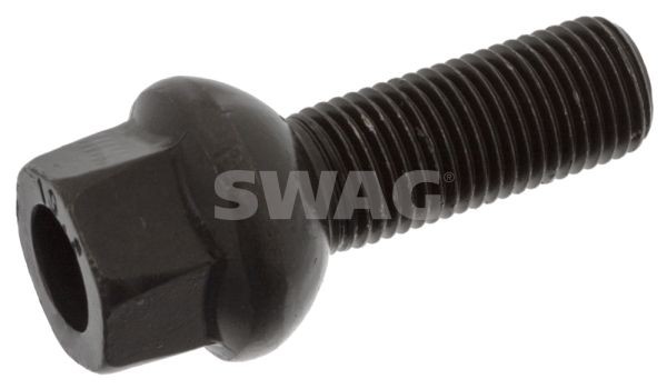 SWAG 32 90 4912 Wheel Bolt M14 x 1,5, Ball seat A/G, 32 mm, 10.9, for steel rims, for light alloy rims, SW19, Phosphatized, Steel, Male Hex
