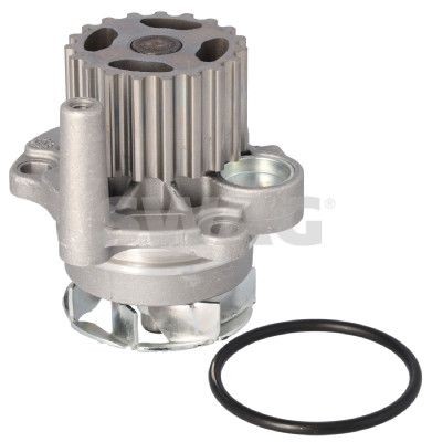 32 92 4360 SWAG Water pumps JEEP Number of Teeth: 19, Cast Aluminium, with seal ring, Metal