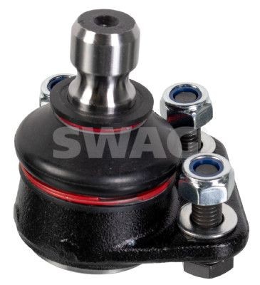 36 78 0001 SWAG Suspension ball joint SKODA Front Axle Left, Front Axle Right, with attachment material, 13mm, for control arm
