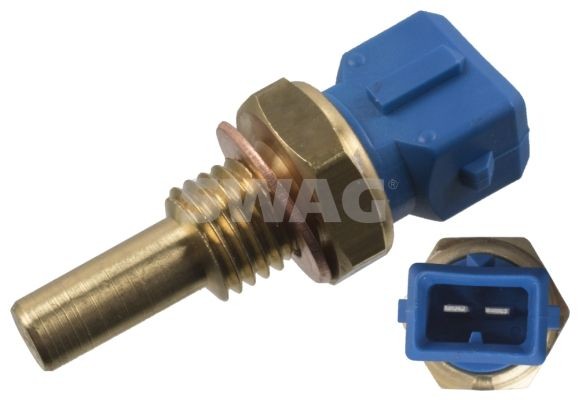 SWAG blue, blue, with seal ring Spanner Size: 19, Number of connectors: 2 Coolant Sensor 40 91 7695 buy